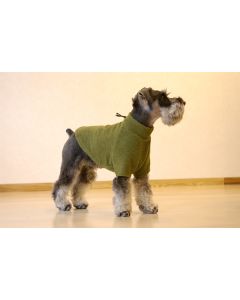 【犬の服】フワフワフリースのトップ型紙と作り方