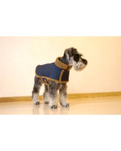 【犬の服】スタンドカラーのボアコート型紙と作り方