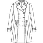 脇プリーツコート型紙と作り方【ダウンロード版】