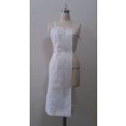 左脇スリット明き肩ストラップワンピース型紙と作り方