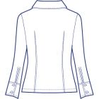 胸元シャーリングブラウス型紙(パターン)