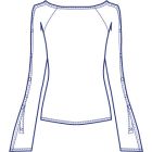 ラグランロールアップ袖プルオーバー型紙(パターン)