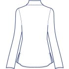 前立て台衿付きシャツブラウス型紙(パターン)