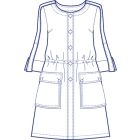 ロールアップ&ドローストリングチュニック型紙(パターン)【ダウンロード版】