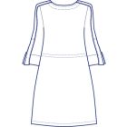 ロールアップ&ドローストリングチュニック型紙(パターン)
