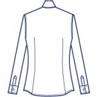 フラップポケット付きウエストダーツシャツブラウス型紙(パターン)【ダウンロード版】