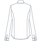 4面体フリルシャツブラウス型紙(パターン)【ダウンロード版】