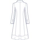 ラッフル&袖リボンコート型紙(パターン)