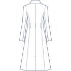 総裏トレンチコート型紙(パターン)