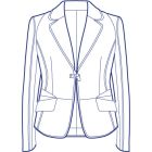 パイピング切替総裏テーラードジャケット型紙(パターン)【ダウンロード版】