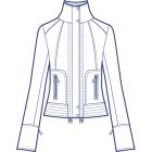 ワイヤー入りスタンドカラージャケット型紙(パターン)【ダウンロード版】