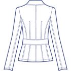 ストレッチテーラードジャケット型紙(パターン)