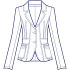 リネンで作るテーラードジャケット型紙(パターン)