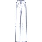 ウエストひも付きロールアップバギーパンツ型紙(パターン)