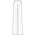 総裏ストレッチストレートパンツ型紙(パターン)