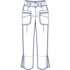 総裏ストレッチクロップトパンツ型紙(パターン)【ダウンロード版】