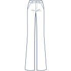 総裏ストレートパンツ型紙(パターン)【ダウンロード版】