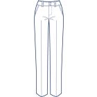 総裏ストレッチサブリナクロップドパンツ型紙(パターン)