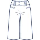 総裏ストレッチショート丈パンツ型紙(パターン)