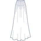 総裏ストレッチタックスカート型紙(パターン)【ダウンロード版】