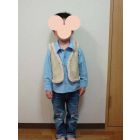 フェイクムートンで作る子供用ベスト型紙【ダウンロード版】全サイズセットと作り方