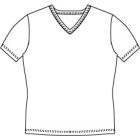 メンズサイズ・半袖VネックTシャツの型紙【ダウンロード版】